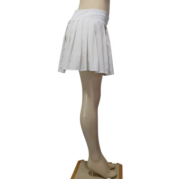 Lululemon Side Pleat High Rise Tennis Skirt Size 8 White - Picture 5 of 13